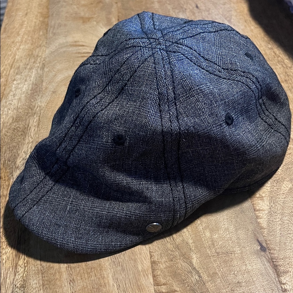 Stylish Black Newsboy Cap